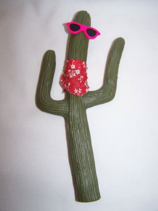 The Cowboy Cactus Antenna Topper No Hat / Bandana And Sunglasses