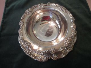 Reed Barton King Francis Sauce Dish Attached Underplate Silver Plate 1691