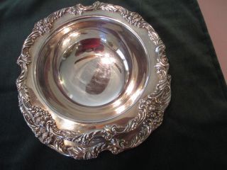 Reed Barton King Francis Sauce Dish attached underplate Silver Plate 1691 2