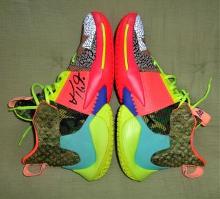Russell Westbrook All Star Model Game Nike Jordan Basketball Shoes Hand Signed
