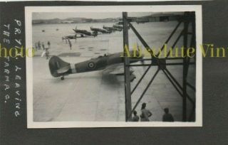 Ww2 Aircraft Photo Hawker Tempest Raf Drigh Road Karachi Pakistan Vintage 1947