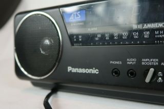Vintage PANASONIC RC - X210A FM AM Radio Alarm Clock Boombox - SHIPPIN 3
