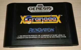 Granada Sega Genesis Vintage Classic Retro Game Cartridge