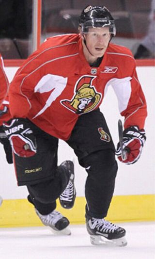 Daniel Alfredsson 2009 - 10 Game Worn Ottawa Senators Practice Jersey