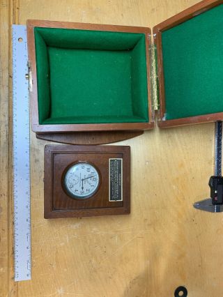 Hamilton Model 22 Marine Chronometer Double Boxes And Running Strong 3