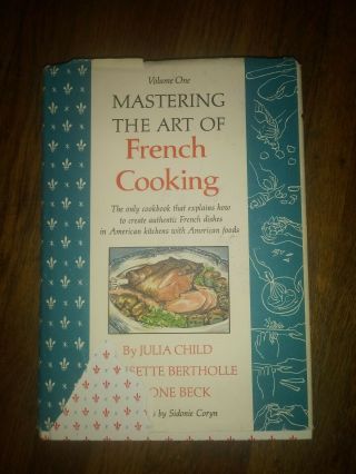 Julia Child Mastering The Art Of French Cooking Vintage 1971 1st Ed.  Hc/dj