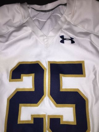 Notre Dame Football Away Game Jersey 2015 - 25 3