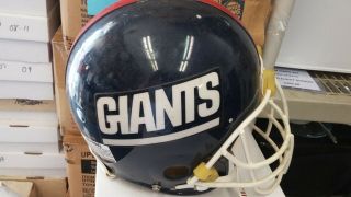 York Giants Proline Vsr - 1 Helmet 1976 - 1999 " Giants " Worn Mb Herman