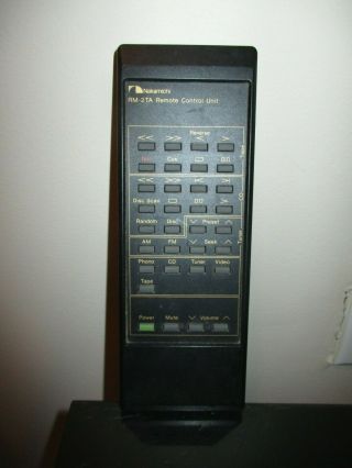 Vintage Nakamichi Rm - 2ta Remote Control Unit For Ta - 2a Tuner