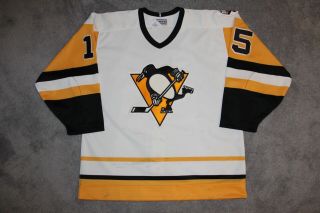 1990 - 91 Randy Gilhen Pittsburgh Penguins Game Worn Hockey Jersey 2