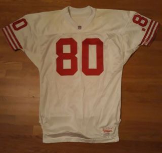 Jerry RIce 1991 Game Worn Jersey Team Pro Issue Cut 2