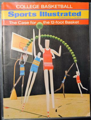 1967 Sports Illustrated - College Basketball Issue Ucla Newstand Edition No Label