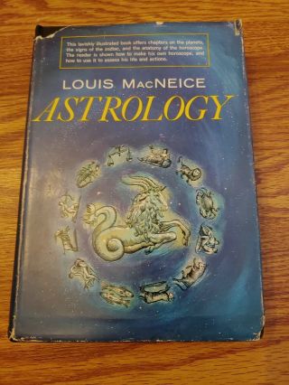 Astrology By Louis Macneice Vintage 1964 Hardback Book Dust Jacket