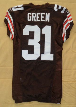 William Green Game Worn 2004 Cleveland Browns Jersey W/ Al Patch