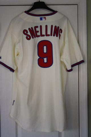 2008 Chris Snelling Philadelphia Phillies Game Alternate Jersey
