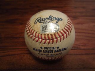 Justin Verlander Astros Game STRIKEOUT Baseball 8/21/2019 K 2938 Cy Young 3