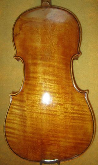 Rare Fine Old Antique 1860 Vintage Italian Label 4/4 Violin - Cannon Of Warm Sound 2