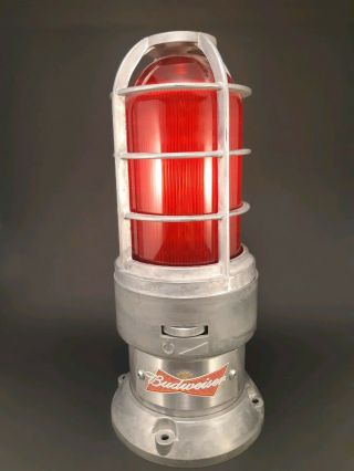 Budweiser Red Light - Nhl Goal Horn - Wifi - Limited Edition With Box