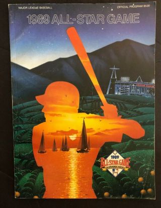 1989 Major League Baseball All - Star Game California Angels Official Program