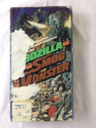 Godzilla Vs The Smog Monster [vhs] 1971 1989 Vintage Film Movie Classic Horror