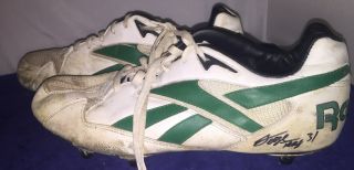 George Teague Green Bay Packers Game Signed Autographed Cleats W/coa Proof