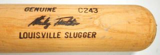 1984 - 1987 Mickey Tettleton Game Louisville Slugger 34 