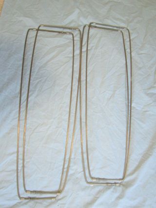 Vintage Pair Metal Pants Stretchers Creasers 29 " Long & Adjustable Width