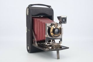 Antique Kodak No 3 Folding Pocket Model H Bellows Film Camera V10