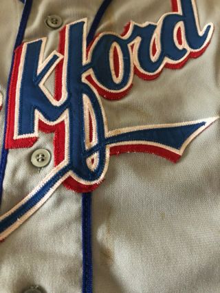 ROCKFORD ROYALS GAME MINOR LEAGUE JERSEY VERY RARE ONLY TWO SEASONS 3