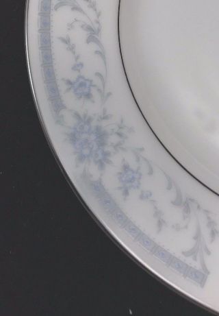 Vintage 1987 Sheffield Blue Whisper Plates Fine China Salad Sandwich Set Of 2