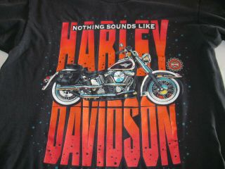 Vintage Harley Davidson Xl Black Men 