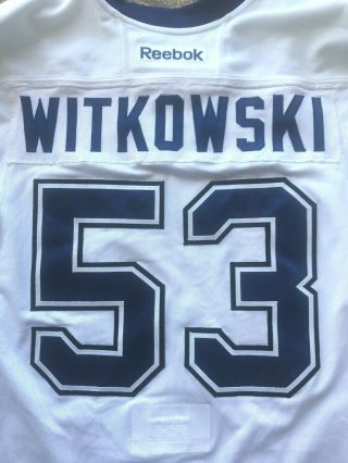 Tampa Bay Lightning Luke Witkowski 2015–2016 Game NHL Jersey Red Wings 3