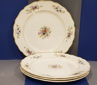 Set Of 8 Vintage Canonsburg China - Bixfard Pattern - Dinner Plates