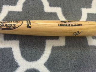 Terry Francona Game LS Bat Autographed JSA Cleveland Indians Expos Cubs 2