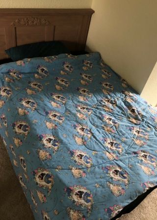 Disney Snow White Comforter Blanket Twin Size Vintage Seven Dwarfs