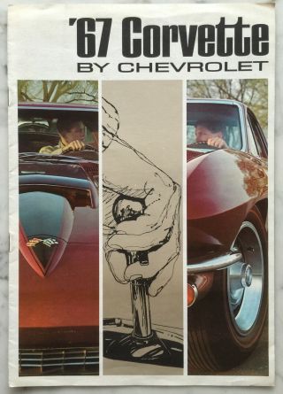 1967 Chevrolet Corvette Sales Brochure Vintage