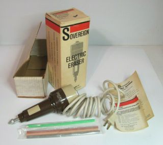 Vintage Sovereign Instruments Model 77 Electric Machine Drafting Eraser