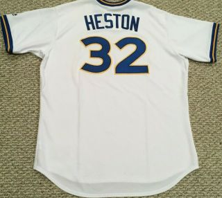 CHRIS HESTON size 50 2017 Seattle Mariners TBTC 1977 game issued Jersey MLB HOLO 2