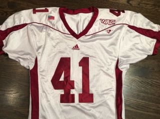 Game Worn Mexico State Aggies Football Jersey Adidas 41 Size 44 2