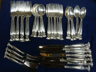 Wallace Romance Of The Sea Sterling Silver 42 Piece Set Approx Silver Wt 53.  4 Oz