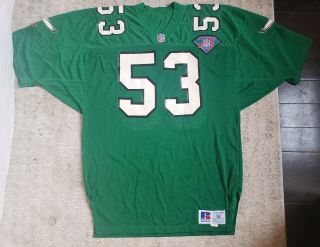 1994 Bill Romanowski Philadelphia Eagles Russell Athletic Issued Game Jersey