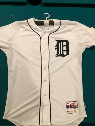Detroit Tigers Shane Greene Game Issued/Used Autograph Jersey Opening Day 3