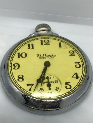 Vintage The Ingraham Company St.  Regis Pocket Watch Parts