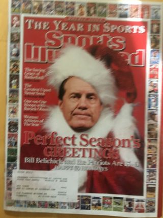 Sports Illustrated December 31,  2007 - Bill Belichick