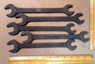 5 Vintage Proto 7/8 3/4 Wrench Military Wwii 3039 Invb38