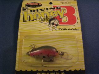 Bagley Diving Honey B (black Dot) Fishing Lure Rt (1)