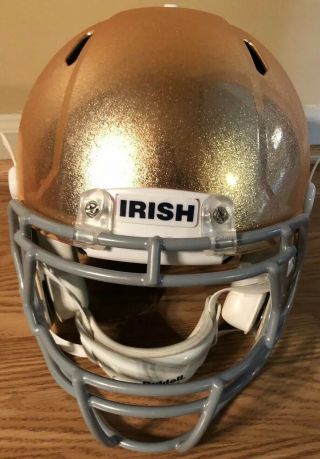 Notre Dame Football 2011 game Champs Sports Bowl Speed Helmet 47 2