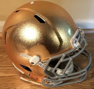Notre Dame Football 2011 game Champs Sports Bowl Speed Helmet 47 3