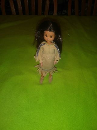 Vintage Mattel Star Spangled Indian Maiden Doll 1973 Sunshine Family
