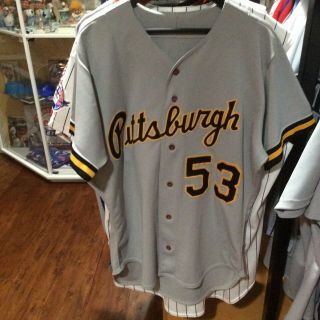 Dave WAINHOUSE Game Worn/Used/Issued 1995 Pittsburgh Pirates Jersey 2